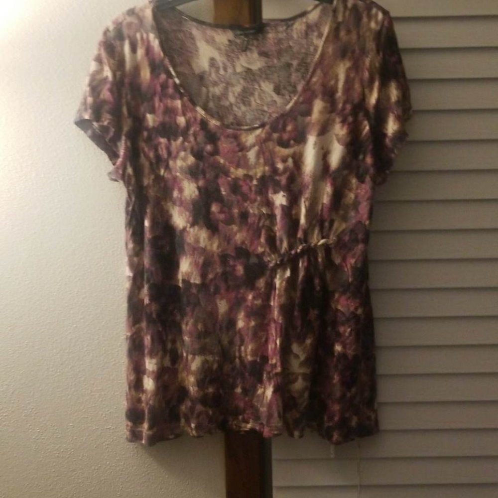 DAYSI FOUNTES WOMENS TOP SHIRT BLOUSE SIZE XL